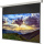 Matte white motorized projector screen wall mount